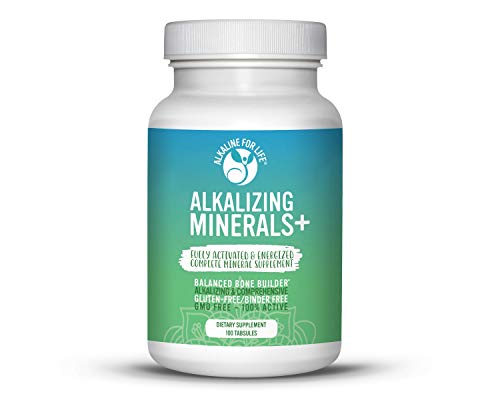 Alkalizing Minerals + 100 Count – Alkaline Trace Minerals Plus Calcium, Magnesium, Potassium Mineral Supplements Alkaliz