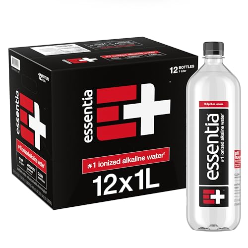 Essentia Water Bottled, Ionized Alkaline Water:99.9% Pure, Infused With Electrolytes, 9.5 pH Or Higher With A Clean, Smo